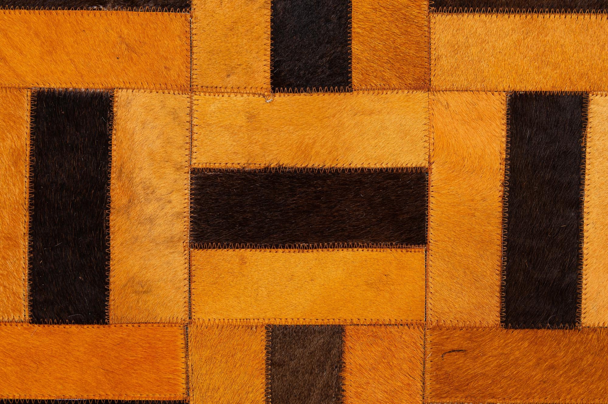 5' x 7' 11 Cowhide - Patchwork Rug