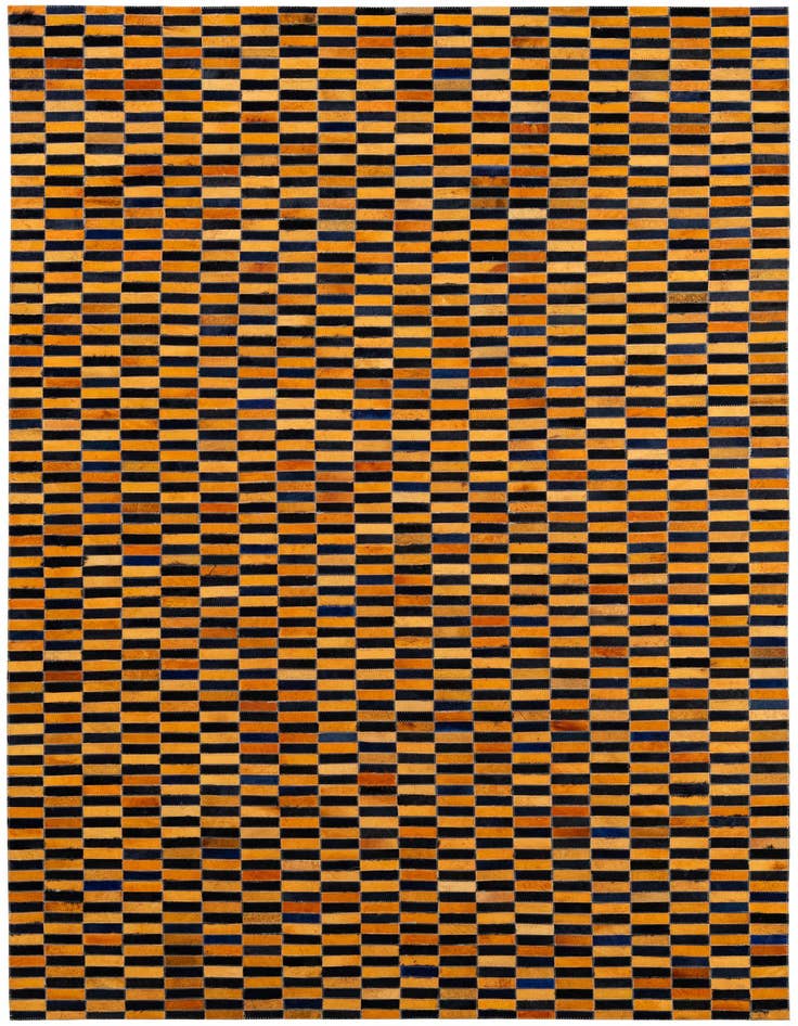 Detail image of 5' x 8' Cowhide - Patchwork Rug