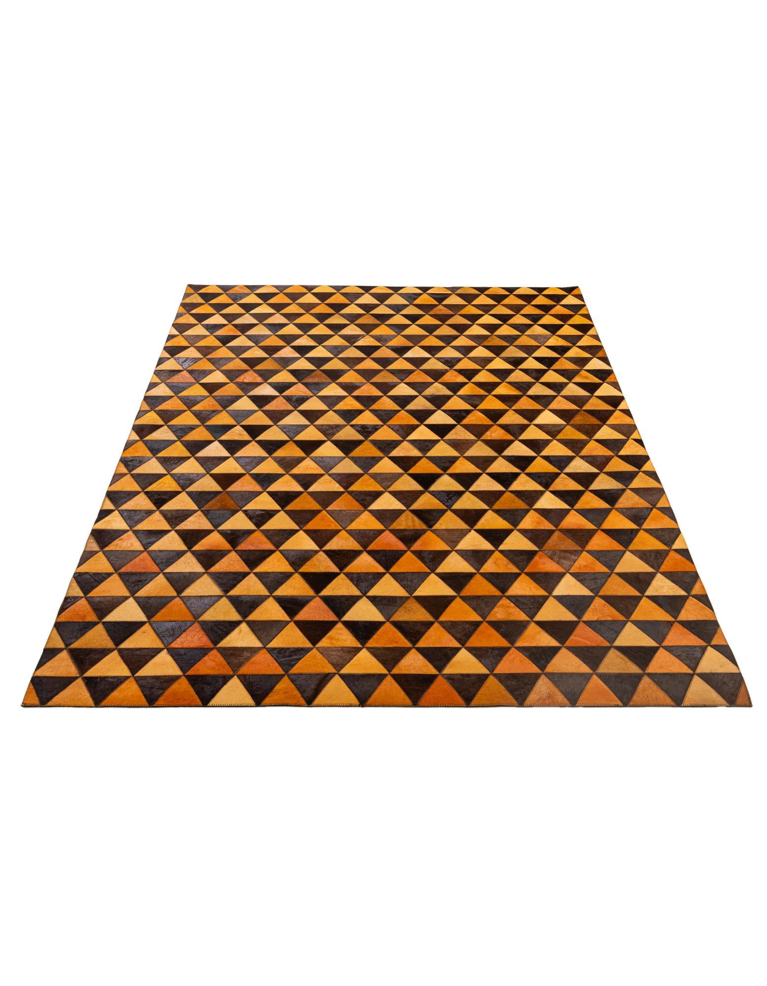 5' 3 x 8' 1 Cowhide - Patchwork Rug