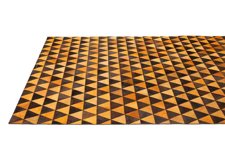 Detail image of 5' 3 x 8' 1 Cowhide - Patchwork Rug