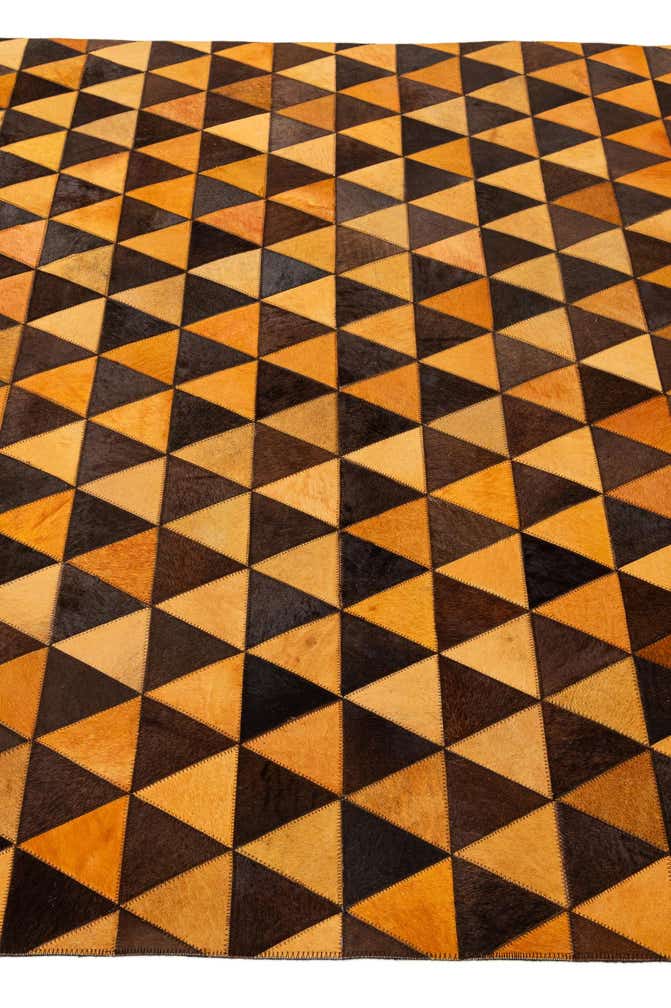 5' 3 x 8' 1 Cowhide - Patchwork Rug
