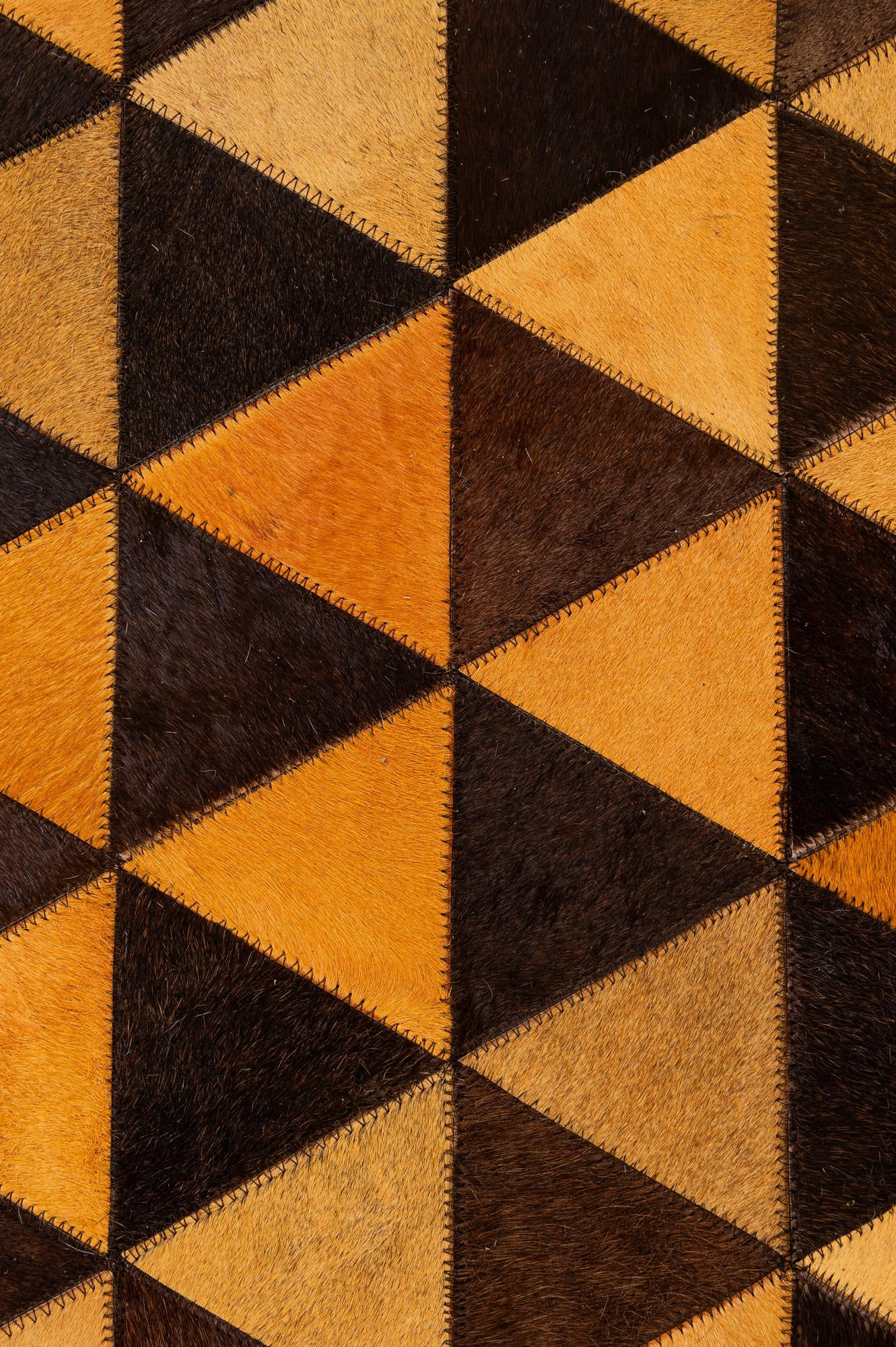 5' 3 x 8' 1 Cowhide - Patchwork Rug