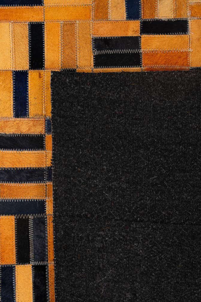 5' 1 x 8' Cowhide - Patchwork Rug