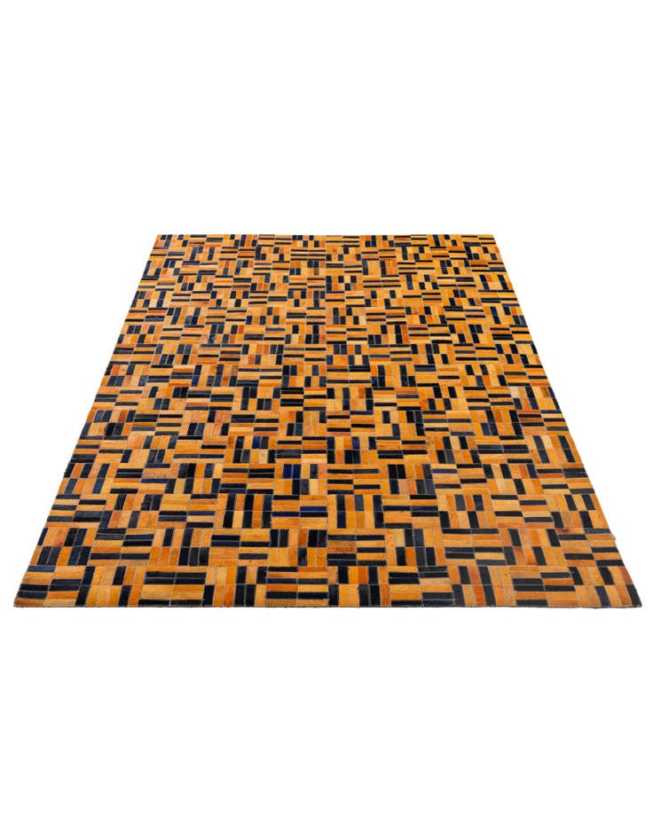 Detail image of 5' x 7' 11 Cowhide - Patchwork Rug
