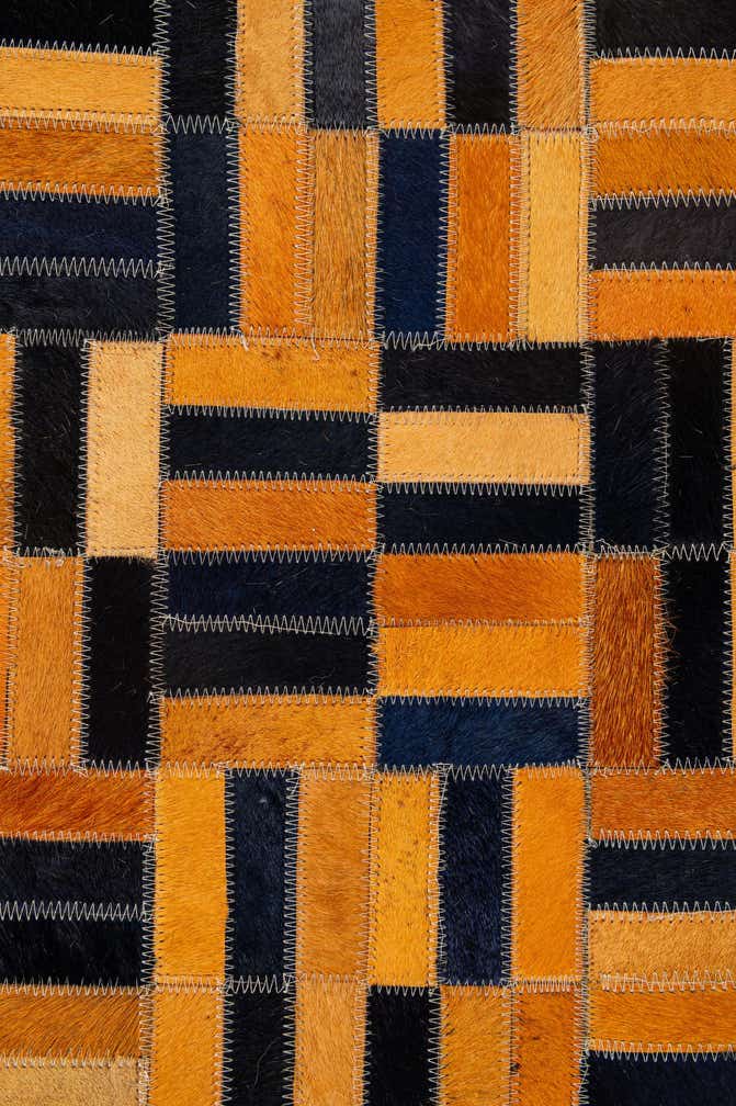 5' x 7' 11 Cowhide - Patchwork Rug
