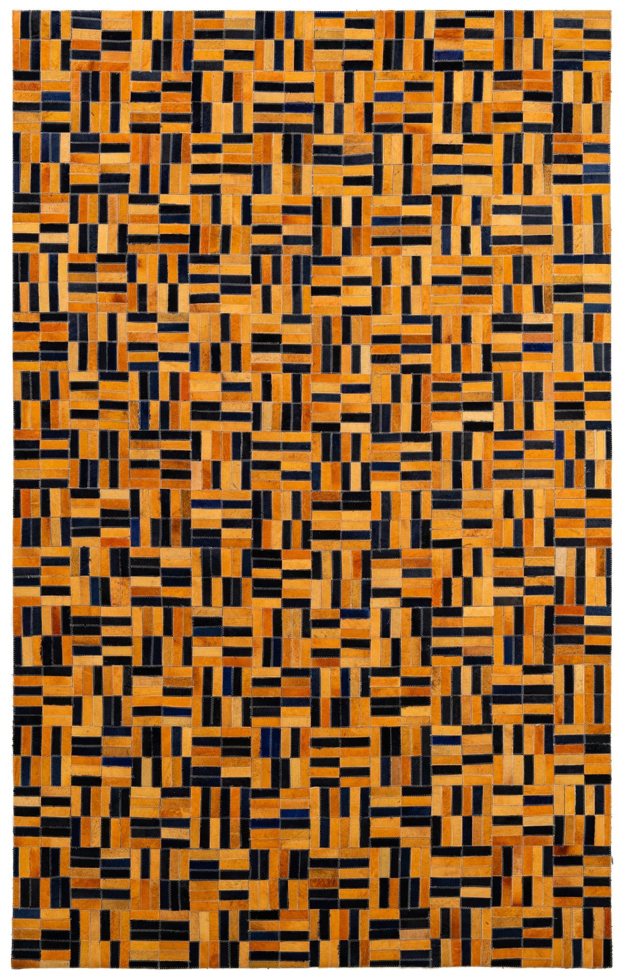 5' x 7' 11 Cowhide - Patchwork Rug
