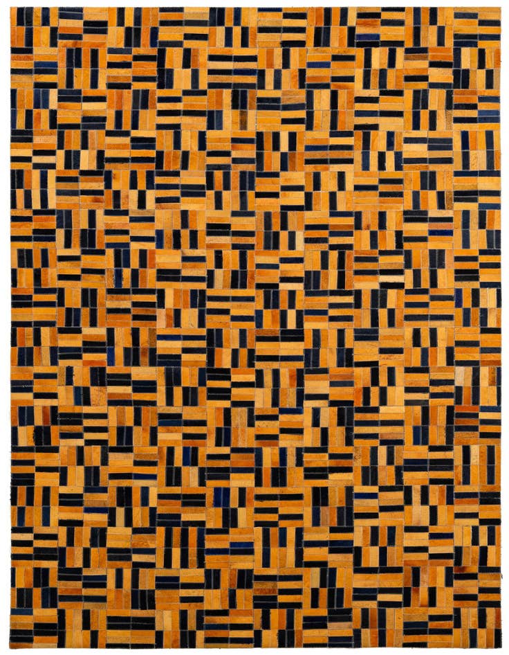 Detail image of 5' x 7' 11 Cowhide - Patchwork Rug