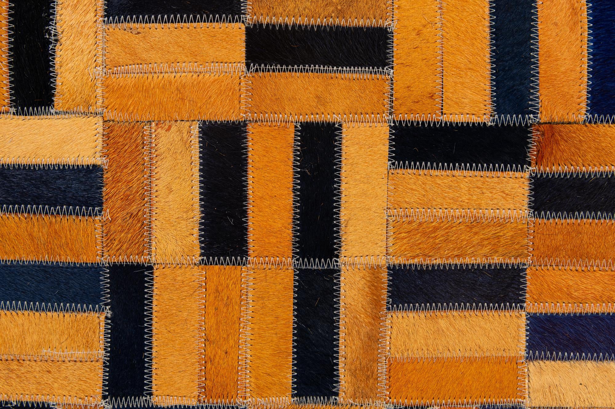 5' x 8' Cowhide - Patchwork Rug