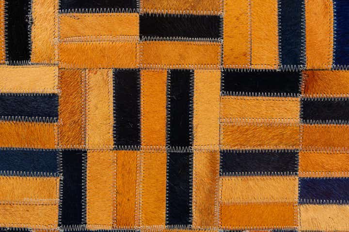 5' x 8' Cowhide - Patchwork Rug