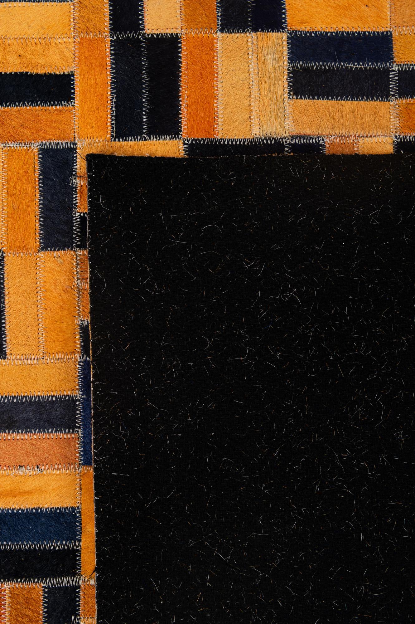 5' x 8' Cowhide - Patchwork Rug