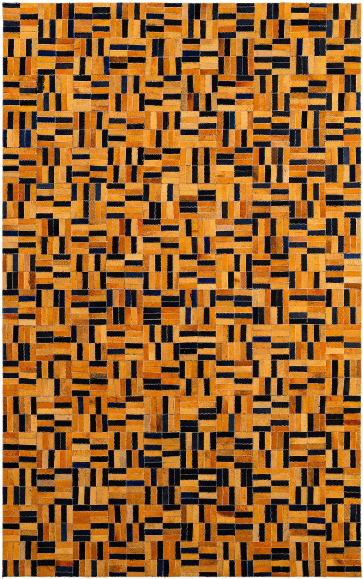 5' x 8' Cowhide - Patchwork Rug