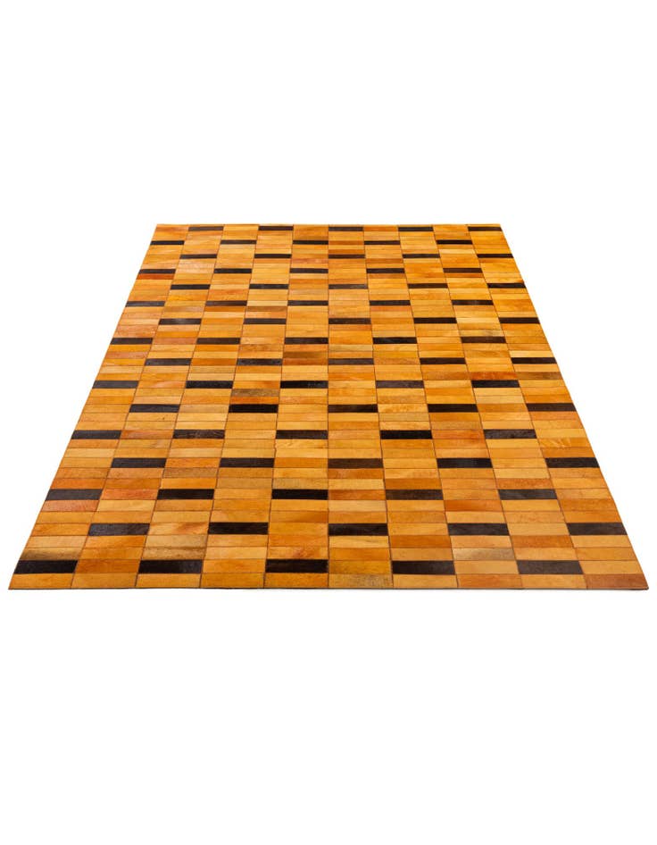 Detail image of 5' 1 x 7' 11 Cowhide - Patchwork Rug