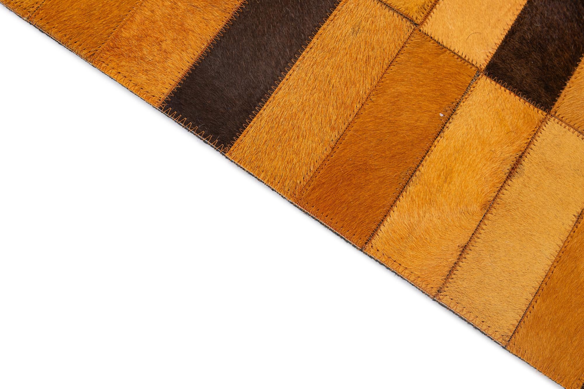 5' 1 x 7' 11 Cowhide - Patchwork Rug