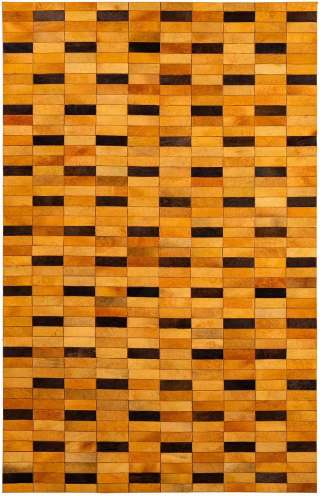 5' 1 x 7' 11 Cowhide - Patchwork Rug