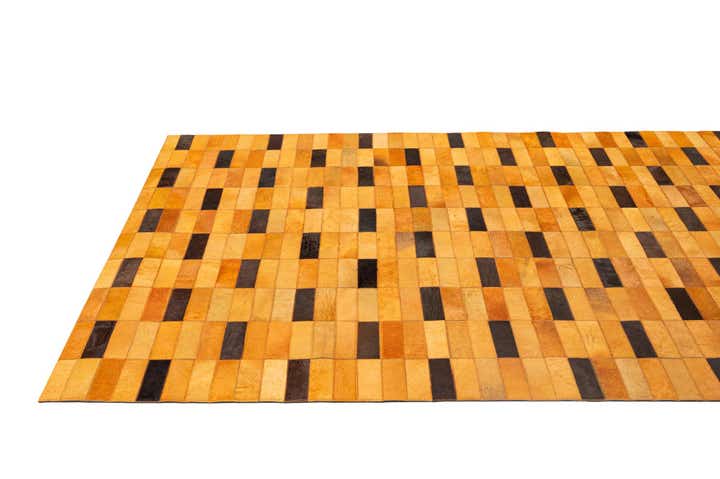 5' 1 x 8' Cowhide - Patchwork Rug
