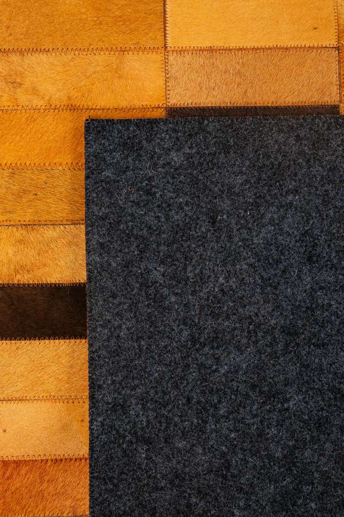 5' 1 x 8' Cowhide - Patchwork Rug