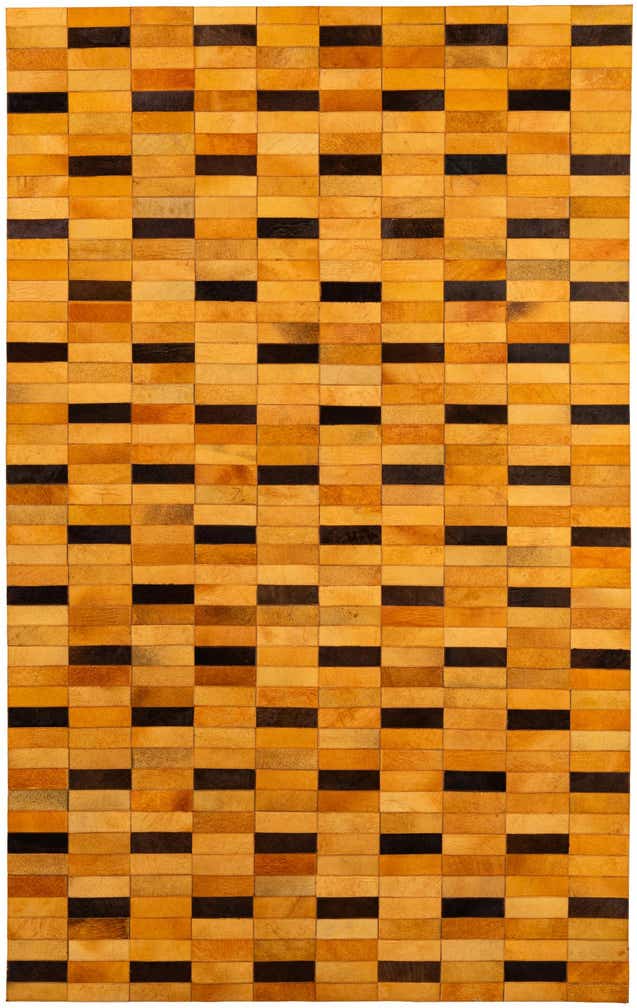 5' 1 x 8' Cowhide - Patchwork Rug