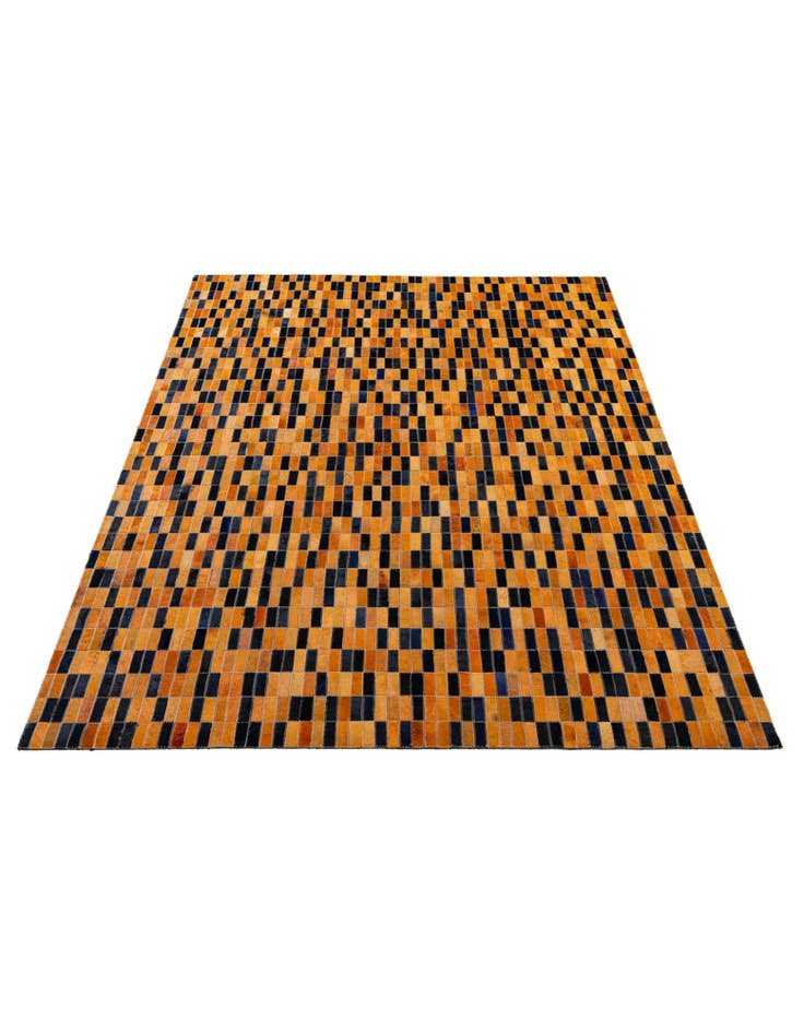 Detail image of 5' x 8' Cowhide - Patchwork Rug