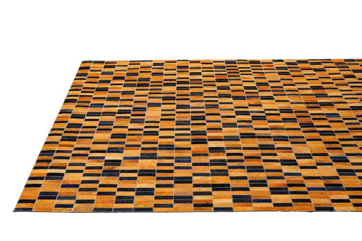 Detail image of 5' x 8' Cowhide - Patchwork Rug