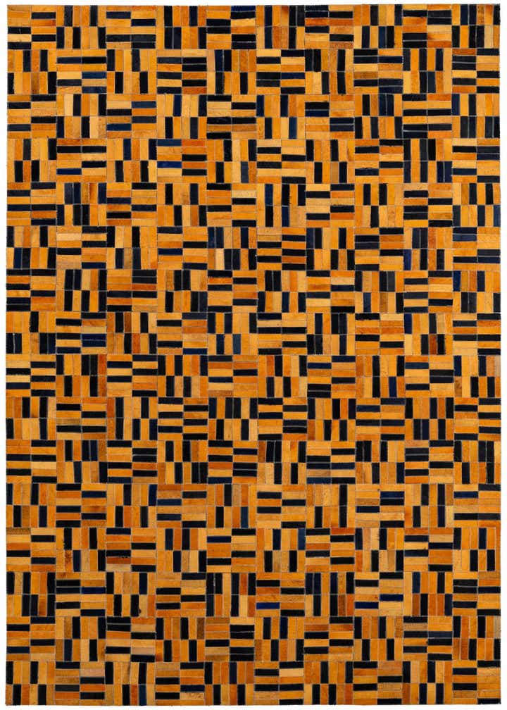 5' 1 x 8' Cowhide - Patchwork Rug