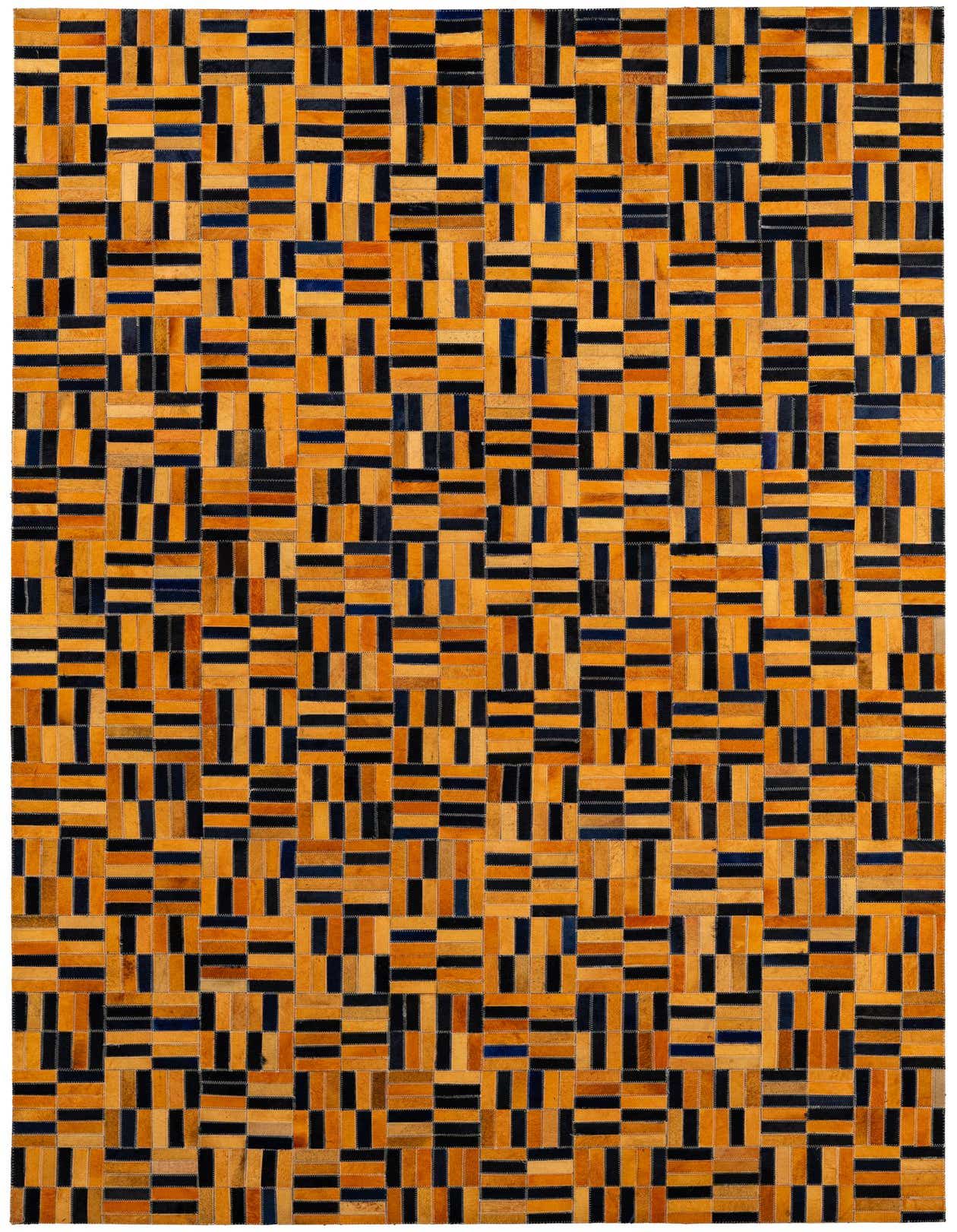 5' 1 x 8' Cowhide - Patchwork Rug