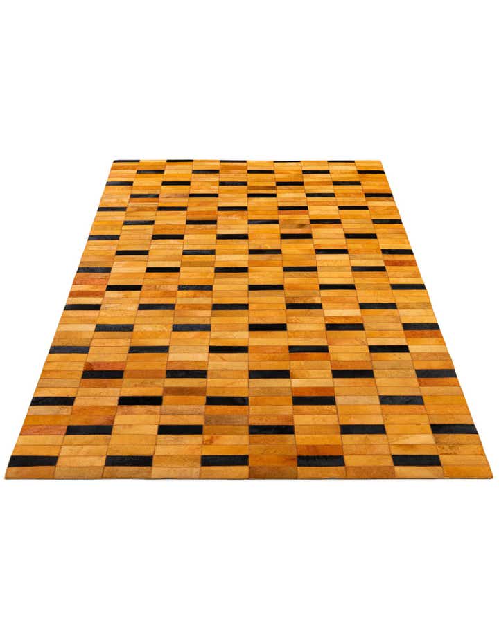 4' 11 x 8' 1 Cowhide - Patchwork Rug