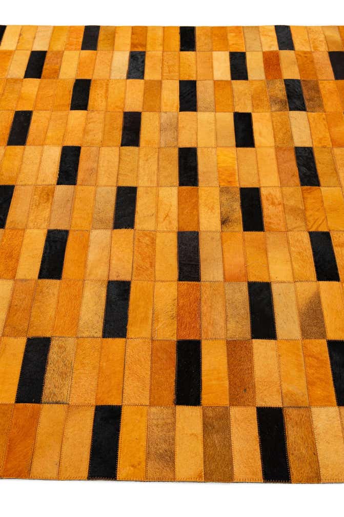 4' 11 x 8' Cowhide - Patchwork Rug