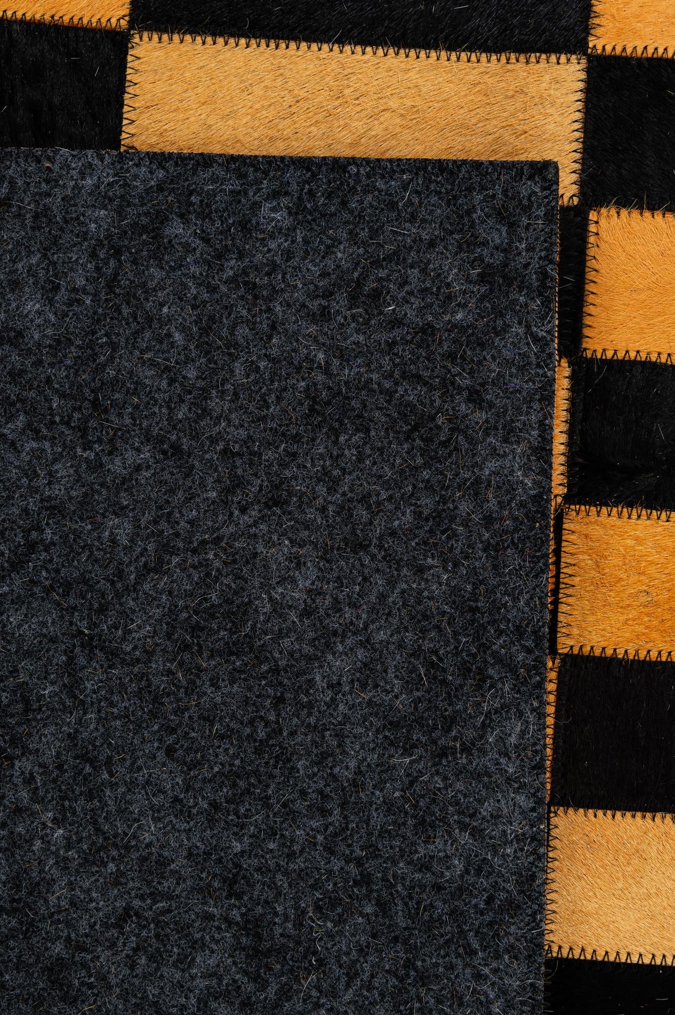 4' 11 x 8' Cowhide - Patchwork Rug