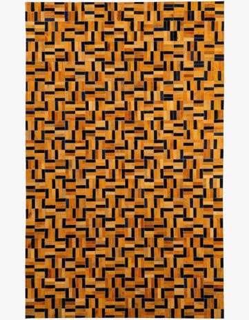 5' x 8' Cowhide - Patchwork Rug