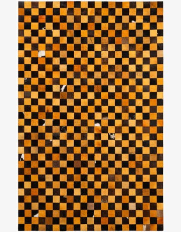 5' 2 x 8' Cowhide - Patchwork Rug