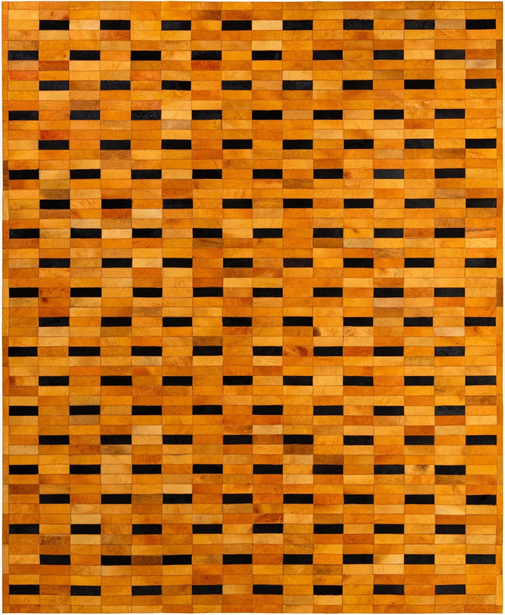 8' 1 x 9' 11 Cowhide - Patchwork Rug