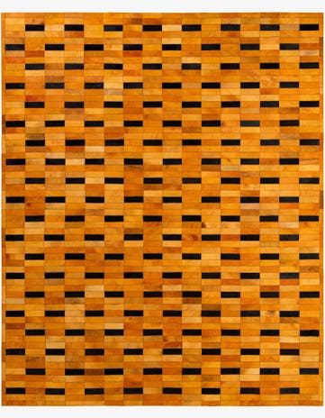 8' 1 x 9' 11 Cowhide - Patchwork Rug