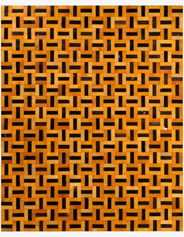 8' x 9' 11 Cowhide - Patchwork Rug