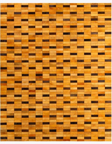 8' 1 x 10' Cowhide - Patchwork Rug