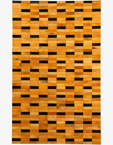 5' x 8' 1 Cowhide - Patchwork Rug