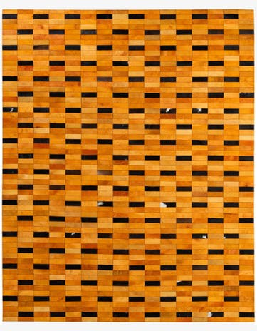 7' 11 x 9' 9 Cowhide - Patchwork Rug