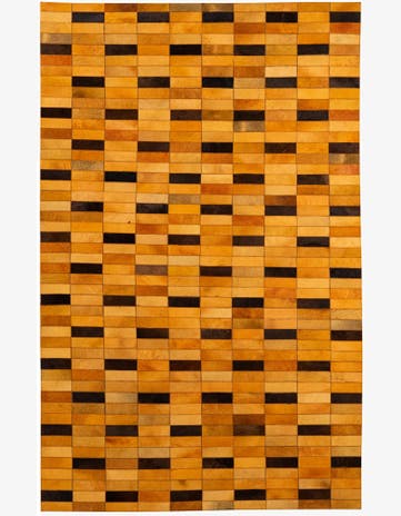 5' 1 x 7' 11 Cowhide - Patchwork Rug
