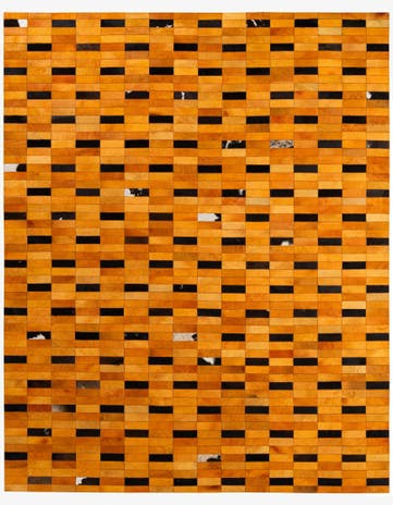 8' 1 x 10' Cowhide - Patchwork Rug