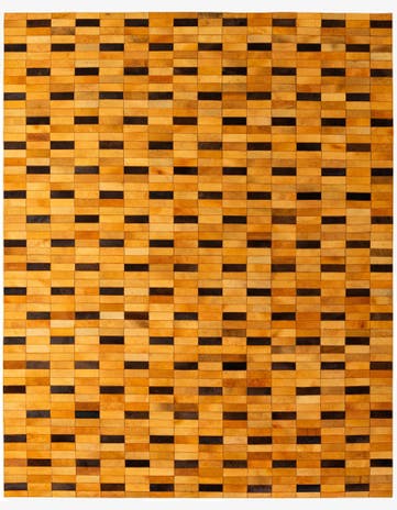 8' 1 x 9' 11 Cowhide - Patchwork Rug