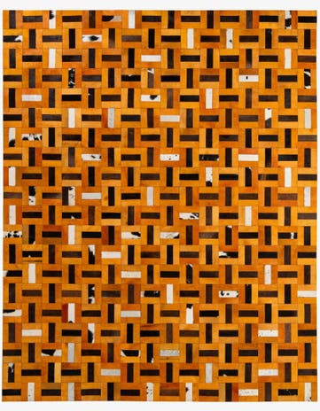 8' x 9' 11 Cowhide - Patchwork Rug