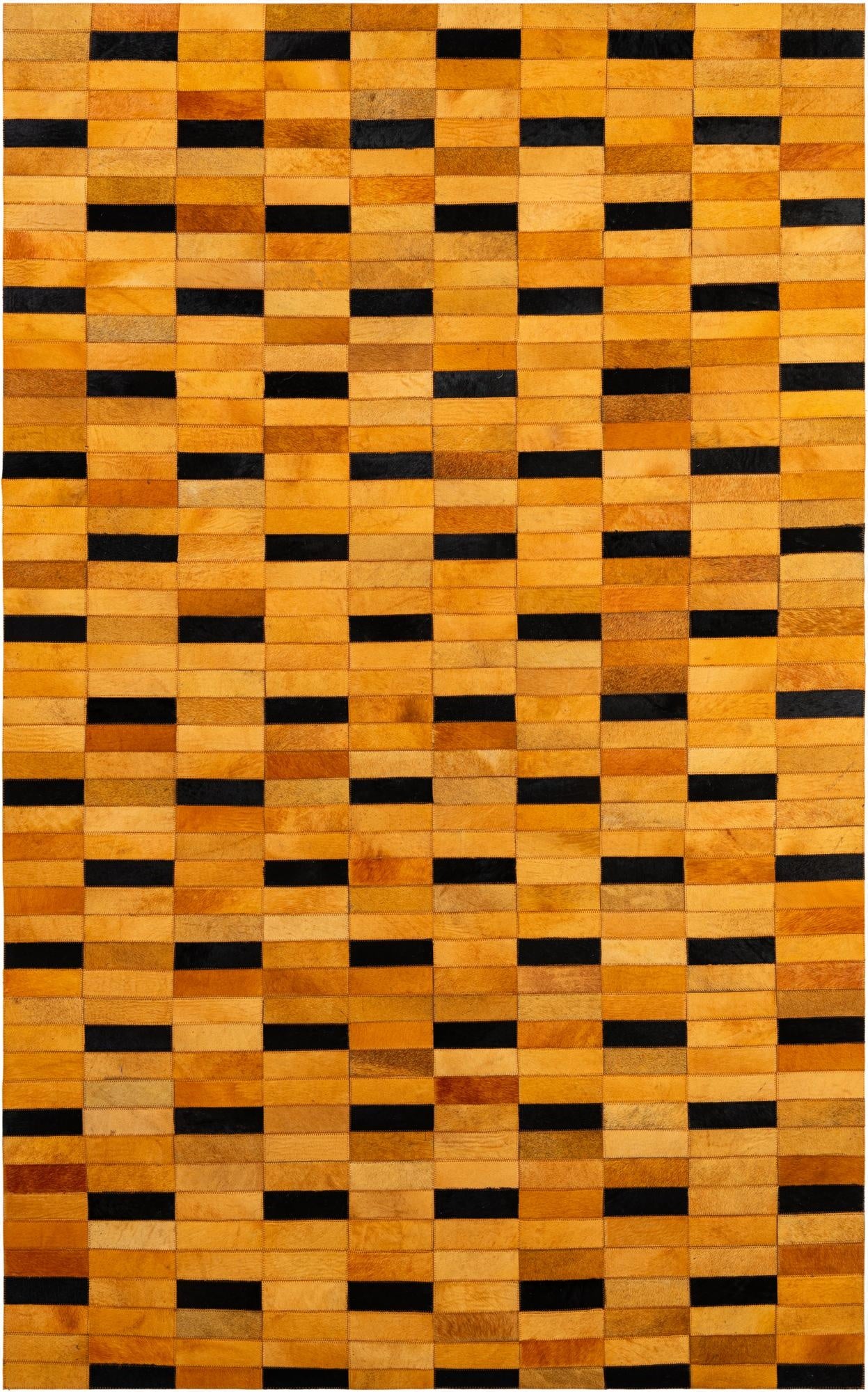 5' x 7' 11 Cowhide - Patchwork Rug