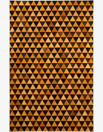 5' 3 x 8' 1 Cowhide - Patchwork Rug