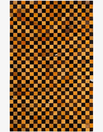 5' 2 x 8' Cowhide - Patchwork Rug