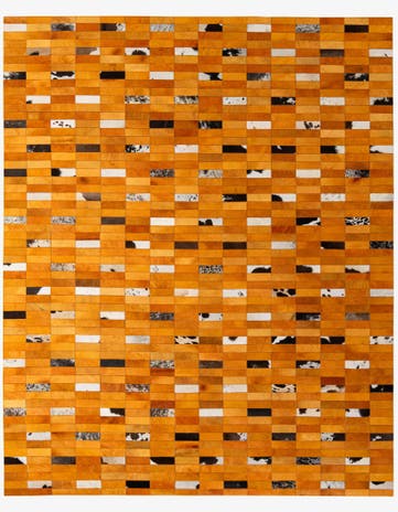 8' x 9' 10 Cowhide - Patchwork Rug