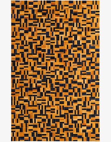 5' x 7' 11 Cowhide - Patchwork Rug