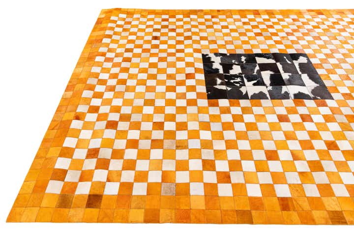 8' x 9' 11 Cowhide Stocks Rug