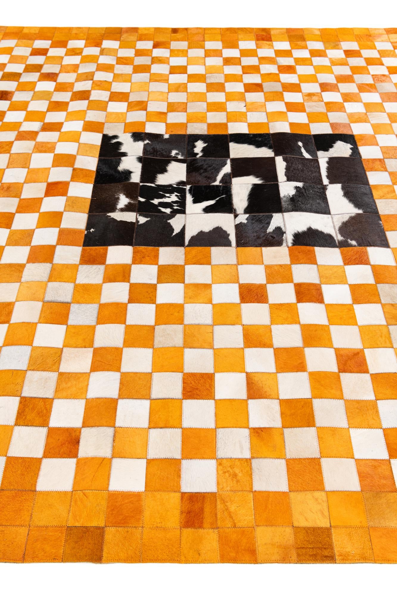 8' x 9' 11 Cowhide Stocks Rug