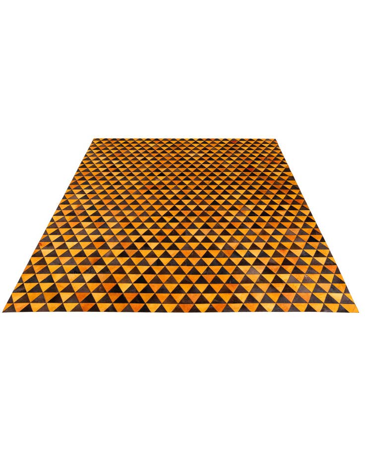 Detail image of 7' 11 x 10' 1 Cowhide Stocks Rug