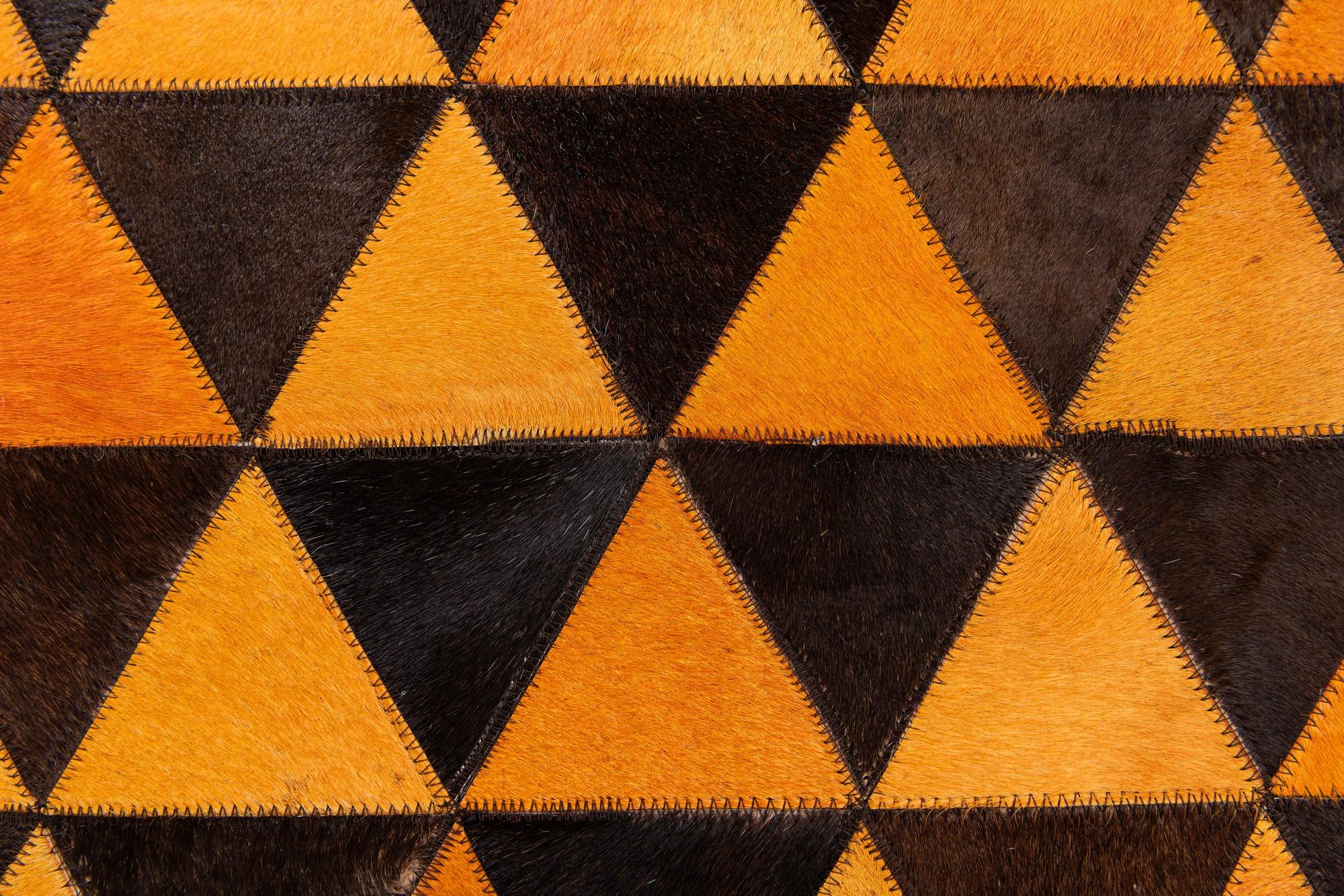 7' 11 x 10' 1 Cowhide Stocks Rug