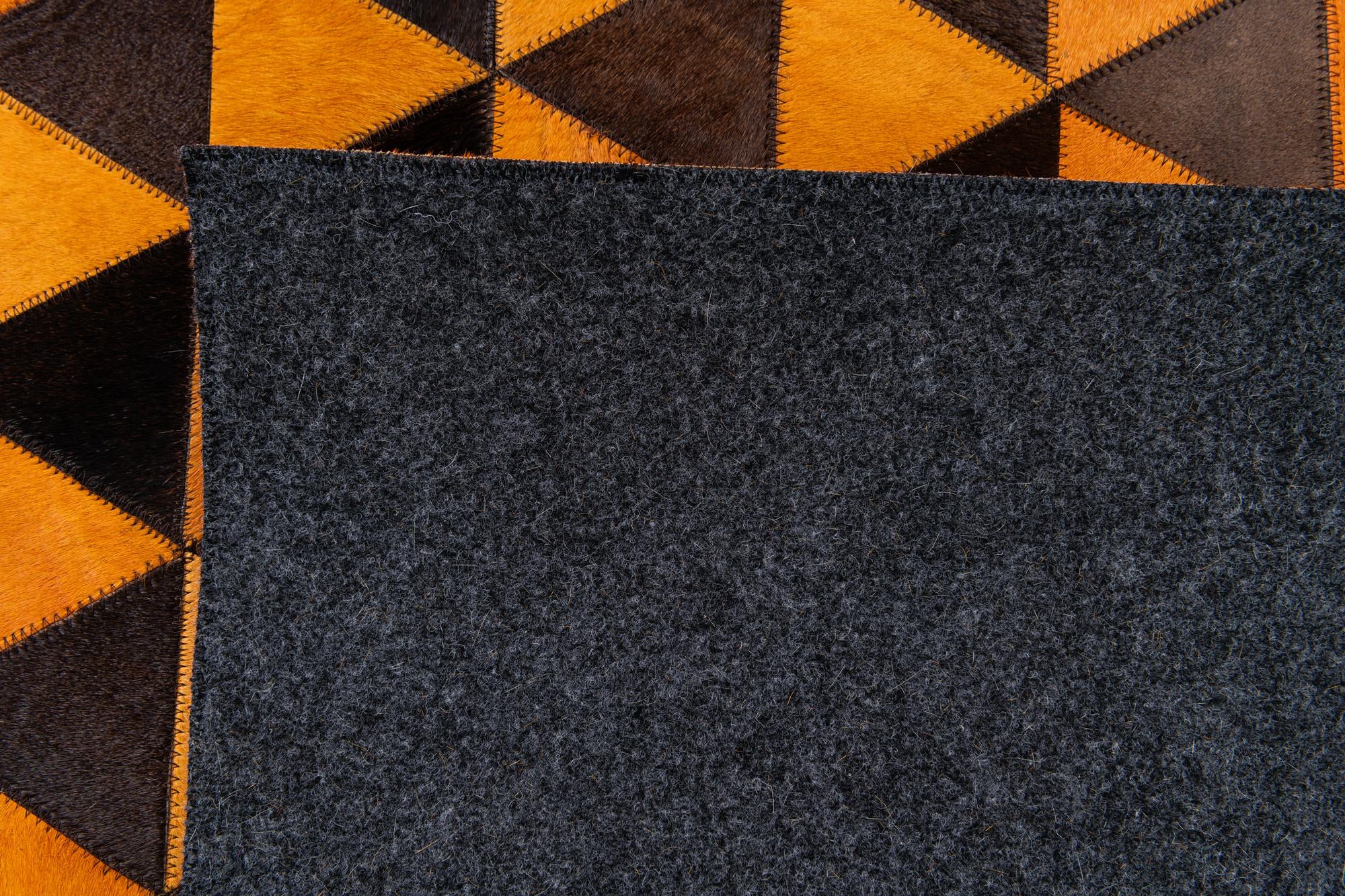 7' 11 x 10' 1 Cowhide Stocks Rug